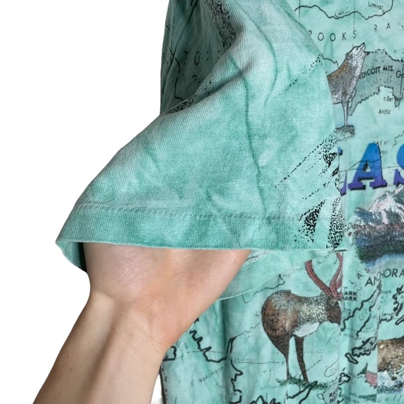 Vintage single stitch Alaska shirt - Picture 4 of 6